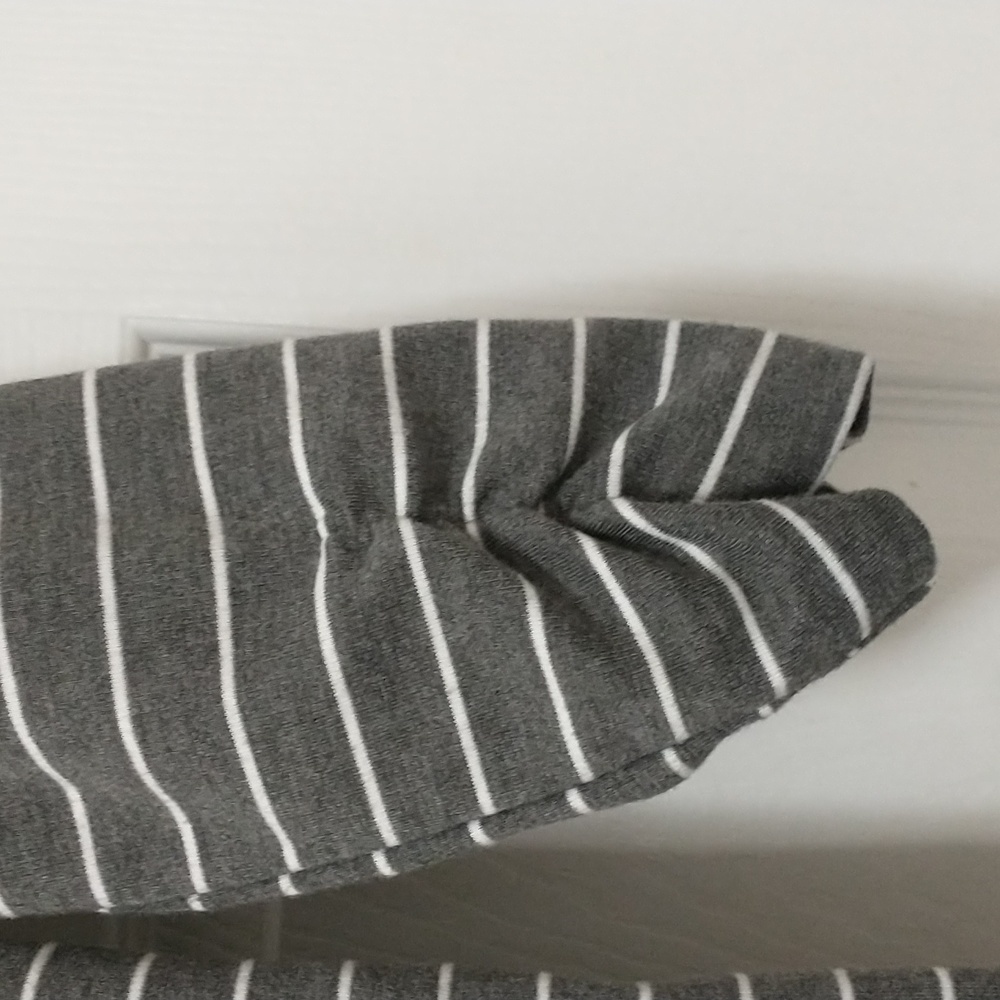 Soho Grey and White Stripped Jacket Size S - Picture 2 of 5